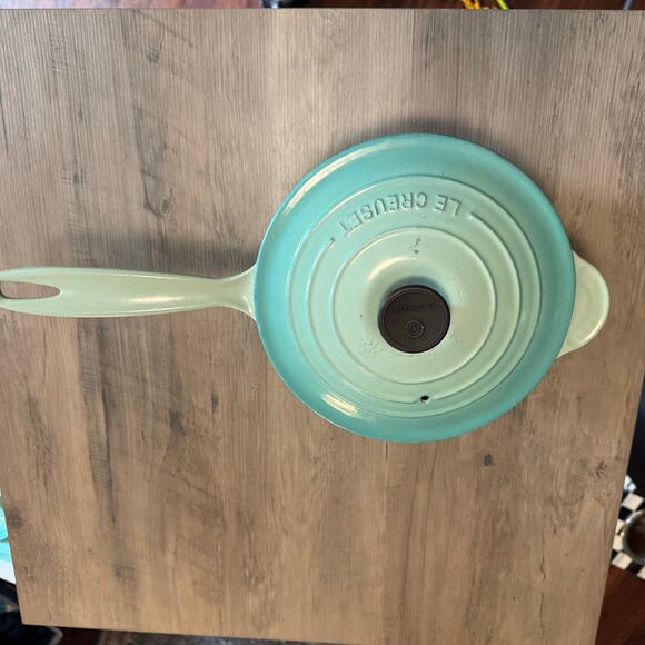 Le Creuset Pan with lid France #20 Enamel cast iron - Picture 1 of 5
